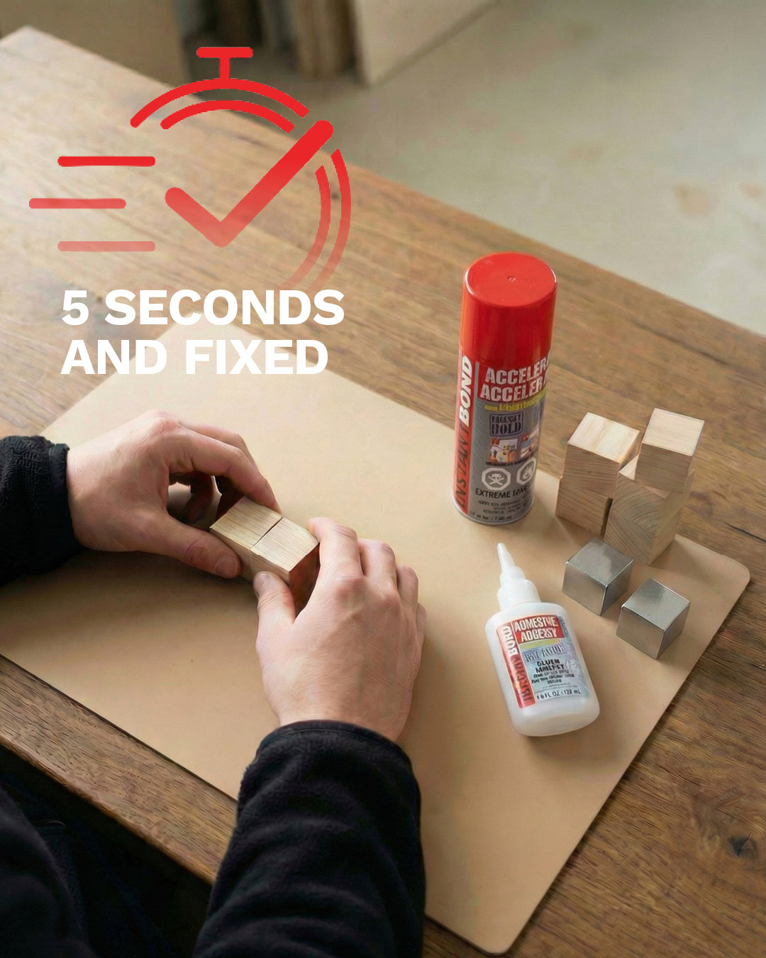 Instant Bond CA Glue With Activator: A Fast, High-Strength Adhesive for Wood, Metal, and Plastic
